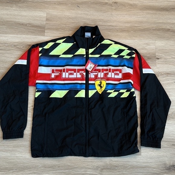 Puma Scuderia Ferrari Woven Jacket men size large - Picture 3 of 6